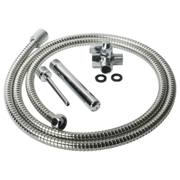 Duschlavemang - intimt duschset i aluminium (silver)
