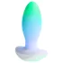 Paradise Illumination - vibrerande analplugg med belysning (vit)