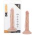 Dr. Skin 5 - realistisk dildo med sugkopp - naturfärg - 14,5 cm