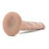 Dr. Skin 5 - realistisk dildo med sugkopp - naturfärg - 14,5 cm