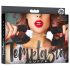 Temptasia Cuffs - svart, lyxigt plyschhandbojor
