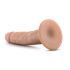 Dr. Skin - realistisk dildo med sugkopp - naturfärg - 14 cm