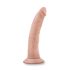 Dr. Skin - realistisk dildo med sugkopp - naturfärg - 17,5 cm