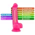 Blush Neo - dildo med sugkopp - 19 cm - rosa