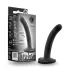 Temptasia Twist Small - dildo med sugkopp, vriden (svart)