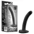 Temptasia Twist Small - dildo med sugkopp, vriden (svart)