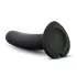 Temptasia Twist Small - dildo med sugkopp, vriden (svart)