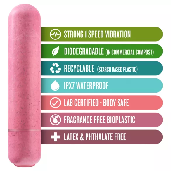 Gaia - stavvibrator - miljövänlig - korall - medium
