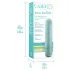 Gaia Eco M - miljövänlig stavvibrator (turkos) - medium