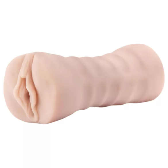 M for Men Ashley - vibrerande masturbator - naturfärg