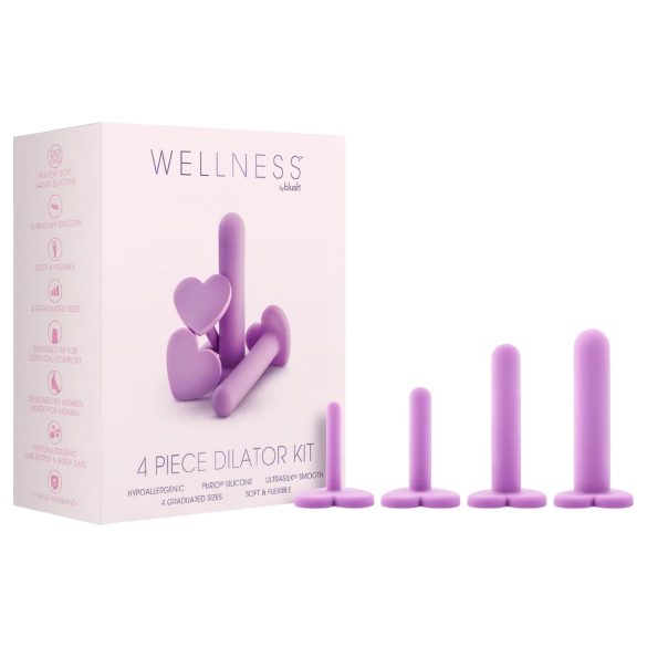 Blush Wellness - vaginalutvidgningsset - silikon - lila