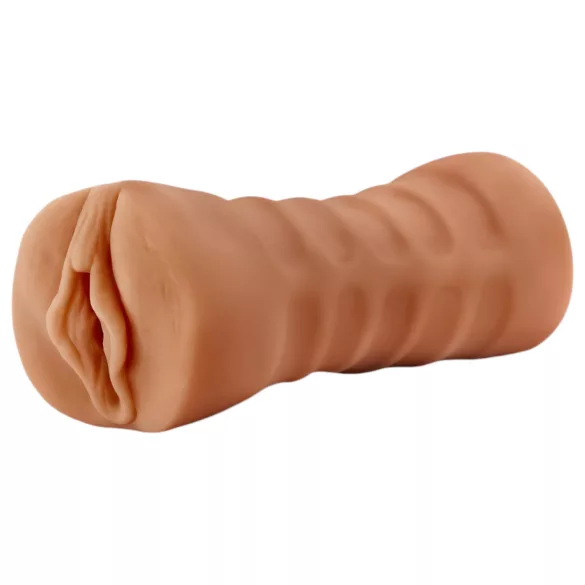 M For Men Sofia - masturbator med vibration - naturfärg