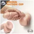 blush Dr. Skin Glide verklighetstro dildo - 21,5 cm, med pung