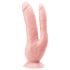 Dr. Skin 8 - Sugkoppsdubbeldildo (natur)