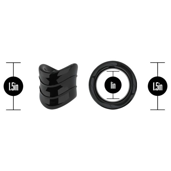 Stay Hard - penisring - svart