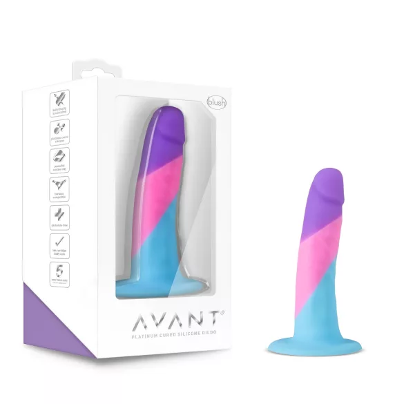 Avant Vision of Love - dildo med sugkopp - flerfärgad