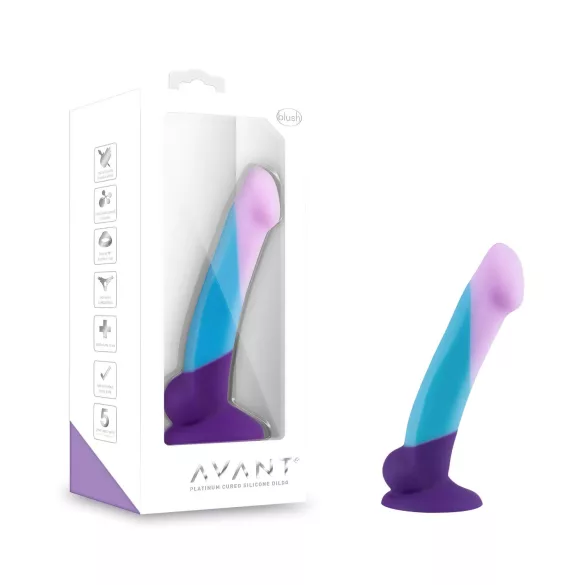 Avant Purple Haze - dildo med sugkopp - färgglad