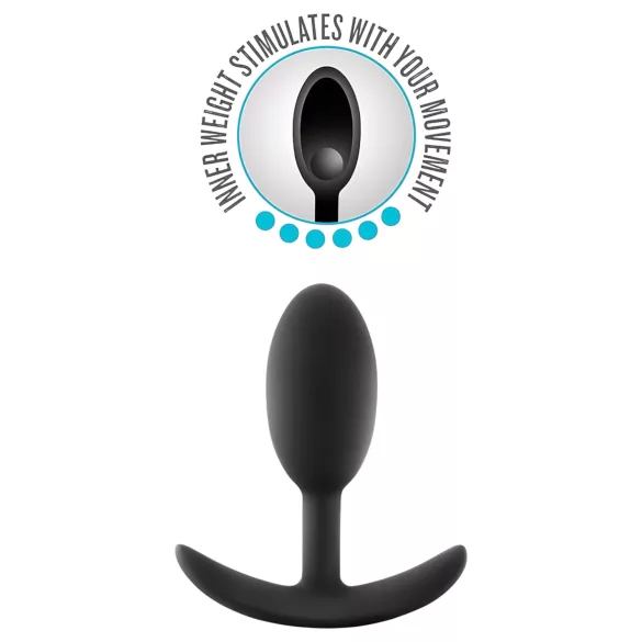 Anal Adventures Platinum - analplugg - medium - svart