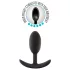 Anal Adventures Platinum - analplugg - medium - svart