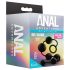 Anal Adventures - analdildo med pärlor - svart