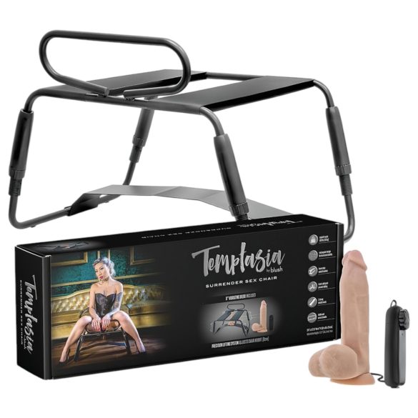 Temptasia - Sexstol med vibrator (svart-natur)
