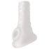 Perfect Fit Breeder - öppen penishylsa (10 cm) - vit
