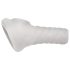 Perfect Fit Breeder - öppen penishylsa (10 cm) - vit