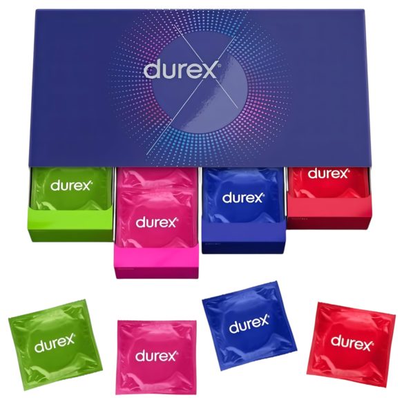 Durex Surprise Me - kondompaket - mixade varianter - 40 st