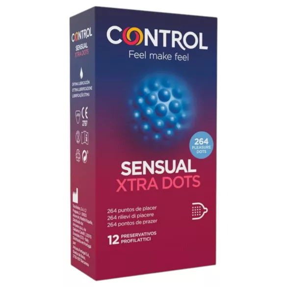 Control - kondom - extra knottrig - 12 st