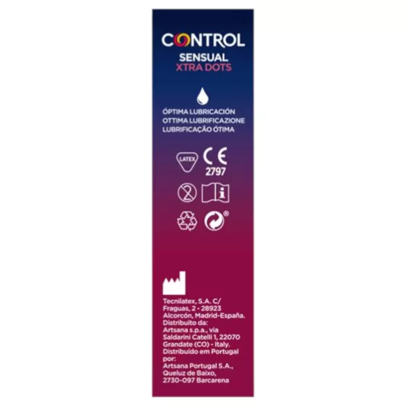 Control - kondom - extra knottrig - 12 st