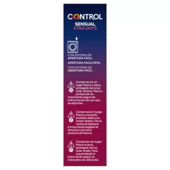 Control - kondom - extra knottrig - 12 st