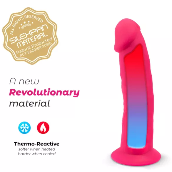 Silexd - vibrator med sugpropp - fjärrkontroll - silikon - rosa