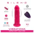 Silexd - vibrator med sugpropp - fjärrkontroll - silikon - rosa