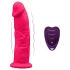 Silexd - vibrator med sugpropp - fjärrkontroll - silikon - rosa