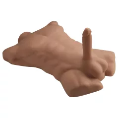   Silexd Apollo - manlig torskulptur - realistisk - mörk hudfärg