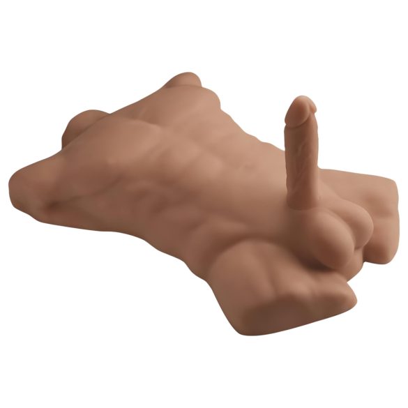 Silexd Apollo - manlig torskulptur - realistisk - mörk hudfärg