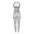 Subblime 951788 - Djupurringad nätoverall - (svart) - S-L