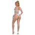 Subblime 952396 - glittrig overall med strass - (vit) - S-L
