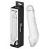 Addicted Toys - penishylsa med pung-ring - 23cm - transparent