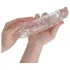 Addicted Toys - penishylsa med pung-ring - 23cm - transparent