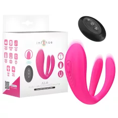   Intense Julia - G-punkt och klitorisstimulator vibrator - rosa