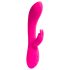 Platanomelón Lucas - uppladdningsbar vibrator med klitorisstimulator (rosa)