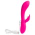 Platanomelón Lucas - uppladdningsbar vibrator med klitorisstimulator (rosa)