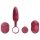 Platanomelón Mobi - Dubbelvibrator set - röd