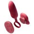 Platanomelón Mobi - Dubbelvibrator set - röd