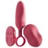 Platanomelón Mobi - Dubbelvibrator set - röd
