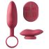 Platanomelón Mobi - Dubbelvibrator set - röd