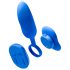 Platanomelón Mobi - Trådlöst Vibratorset, 2-delar (Blå)
