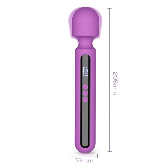 Engily Ross Aura - vibrator med uppladdningsbar massagefunktion - lila
