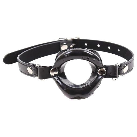 Latetobed - munsformad silikongag - svart